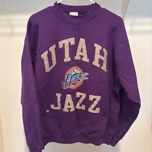 Vintage Pro Player Purple Crewneck Sweatshirt with Blue & Orange Logo